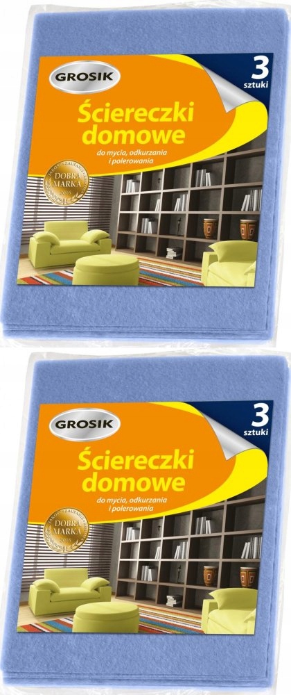 

Grosik Ścierki Ściereczki Domowe 3 Sztuki x2