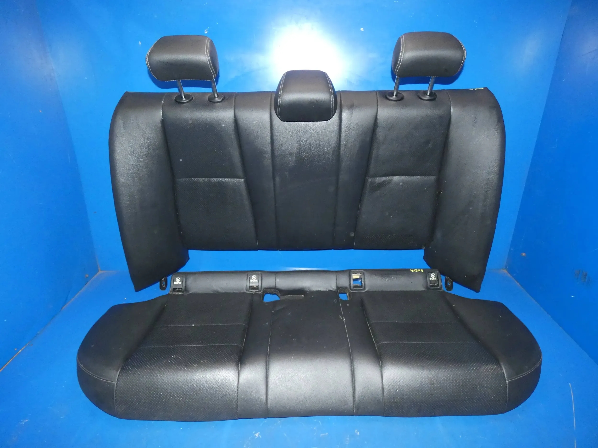 MERCEDES C KLASA W205 Sedan Sitz heck Leder