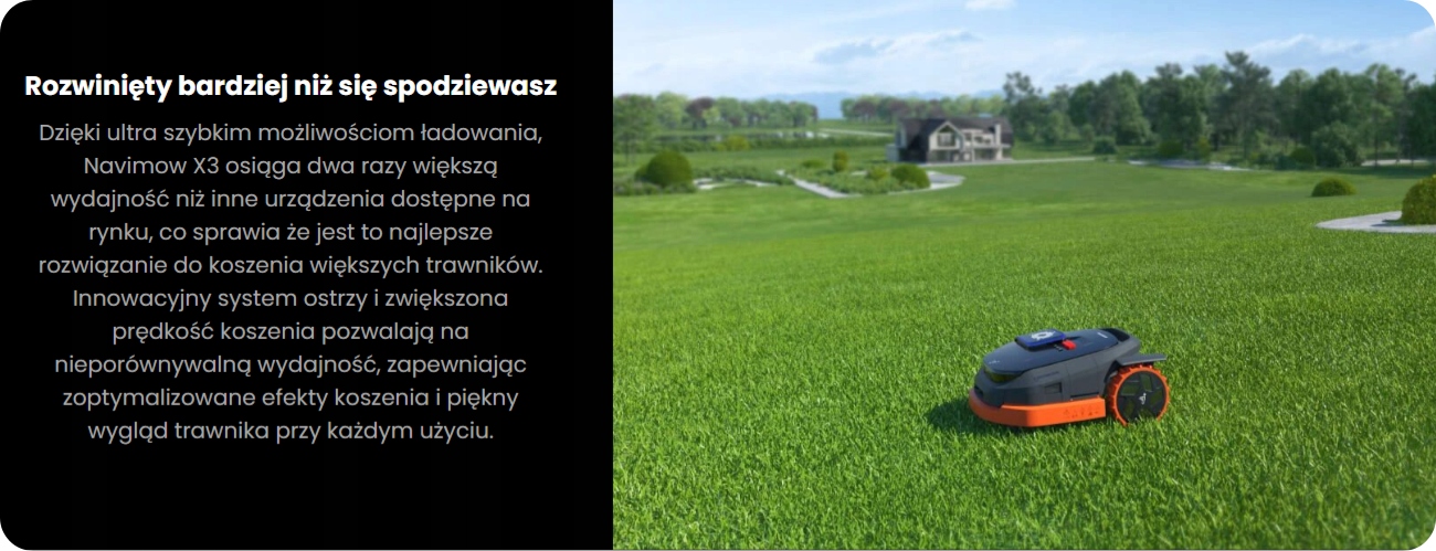 SEGWAY ROBOT KOSZĄCY Navimow X350 - do 5000 m² bez przewodu Stan opakowania oryginalne