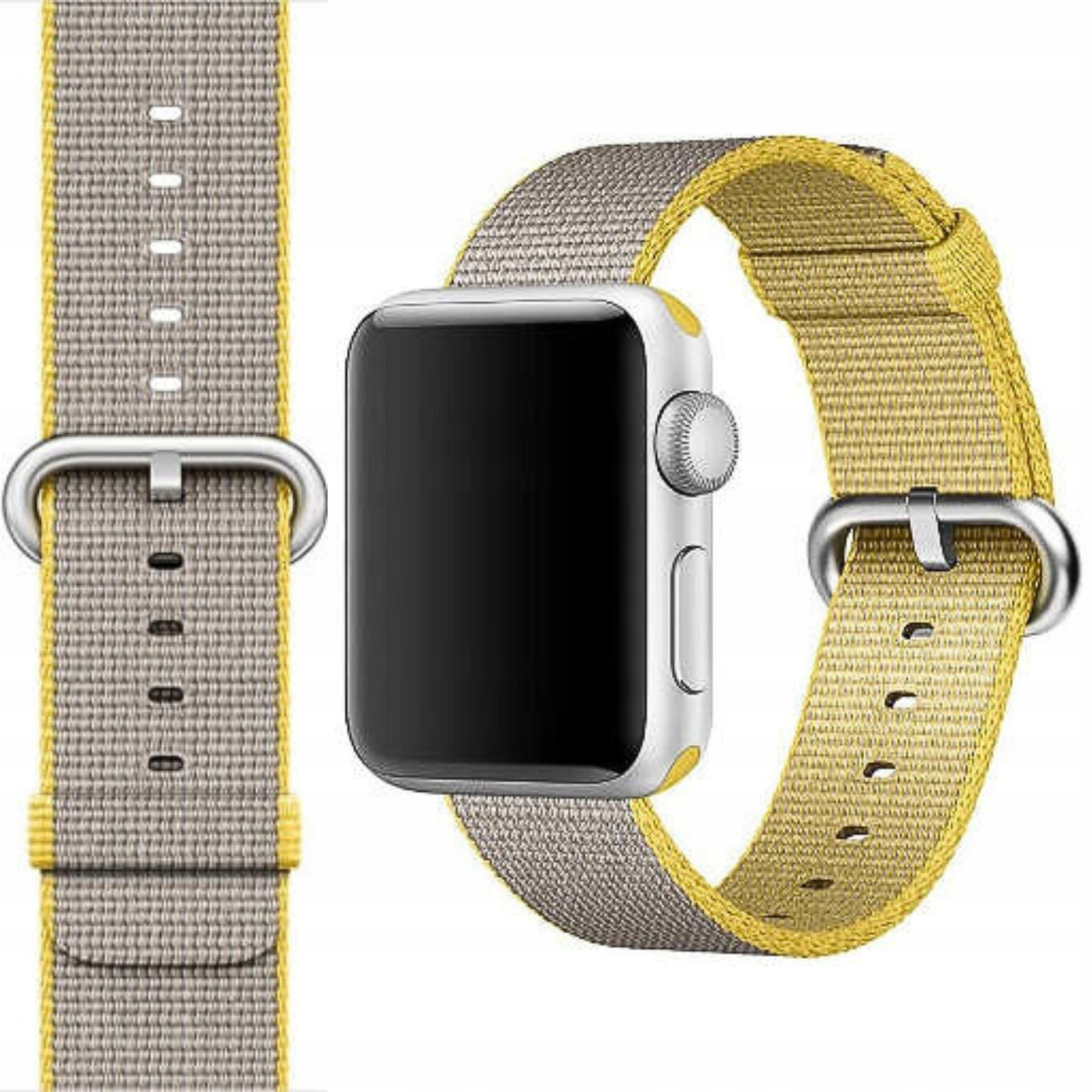 Apple Watch 38 mm Originální Řemínek žlutý Woven Nylon Royal Yellow