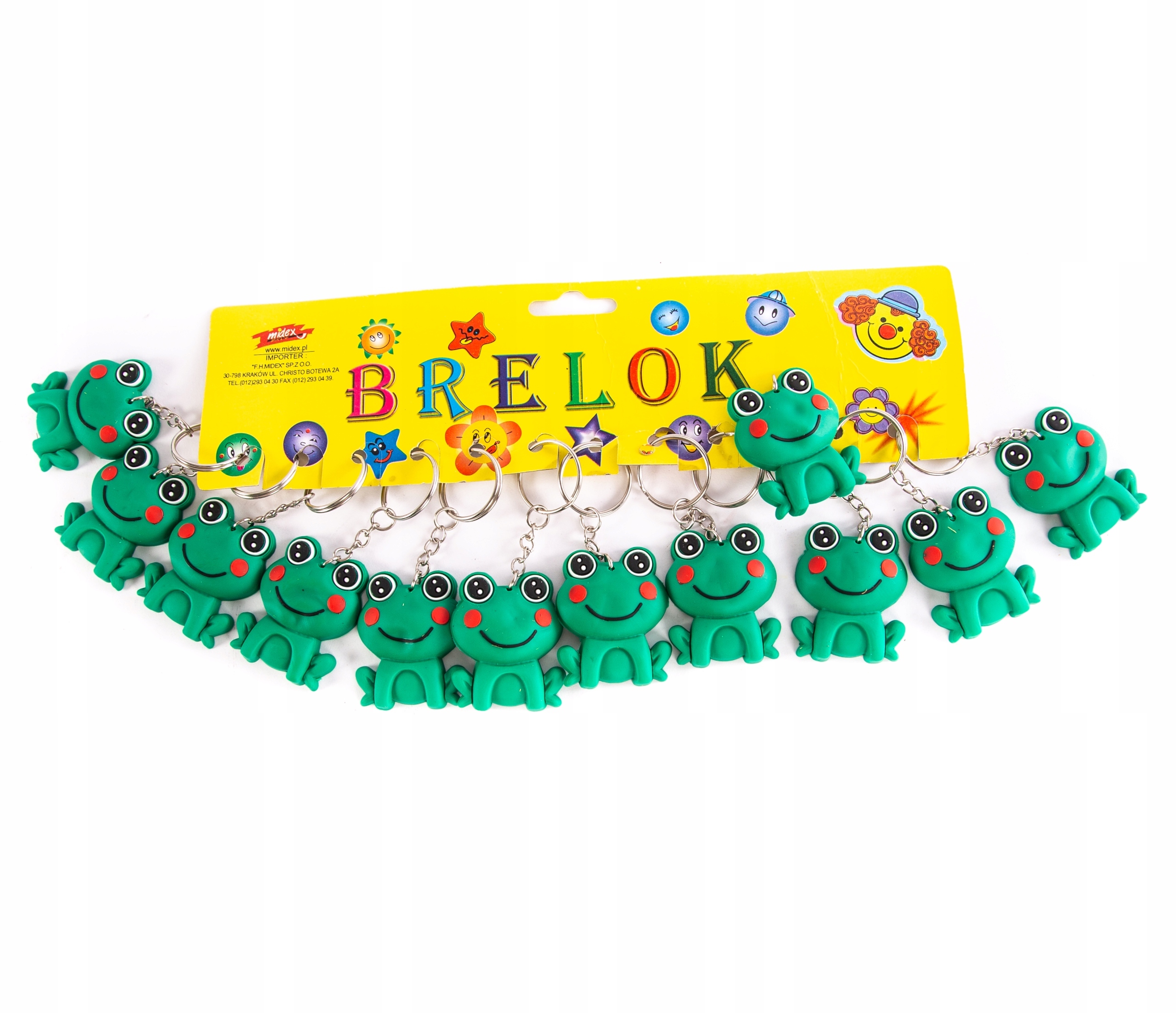 

Żaba Zielony Brelok Do Kluczy Zawieszka 12SZT