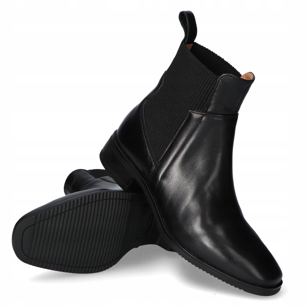 Botki Lizard 05478-000M-01-19 Czarne lico 37 Rozmiar 37