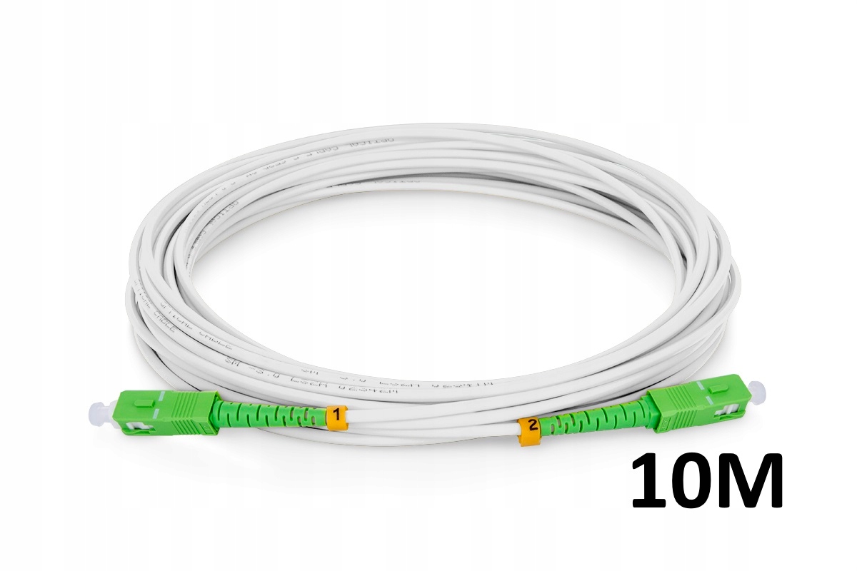 Patchcord światłowodowy ConnLink GOLD SC/APC-SC/APC G.657A2 SIMPLEX 10M