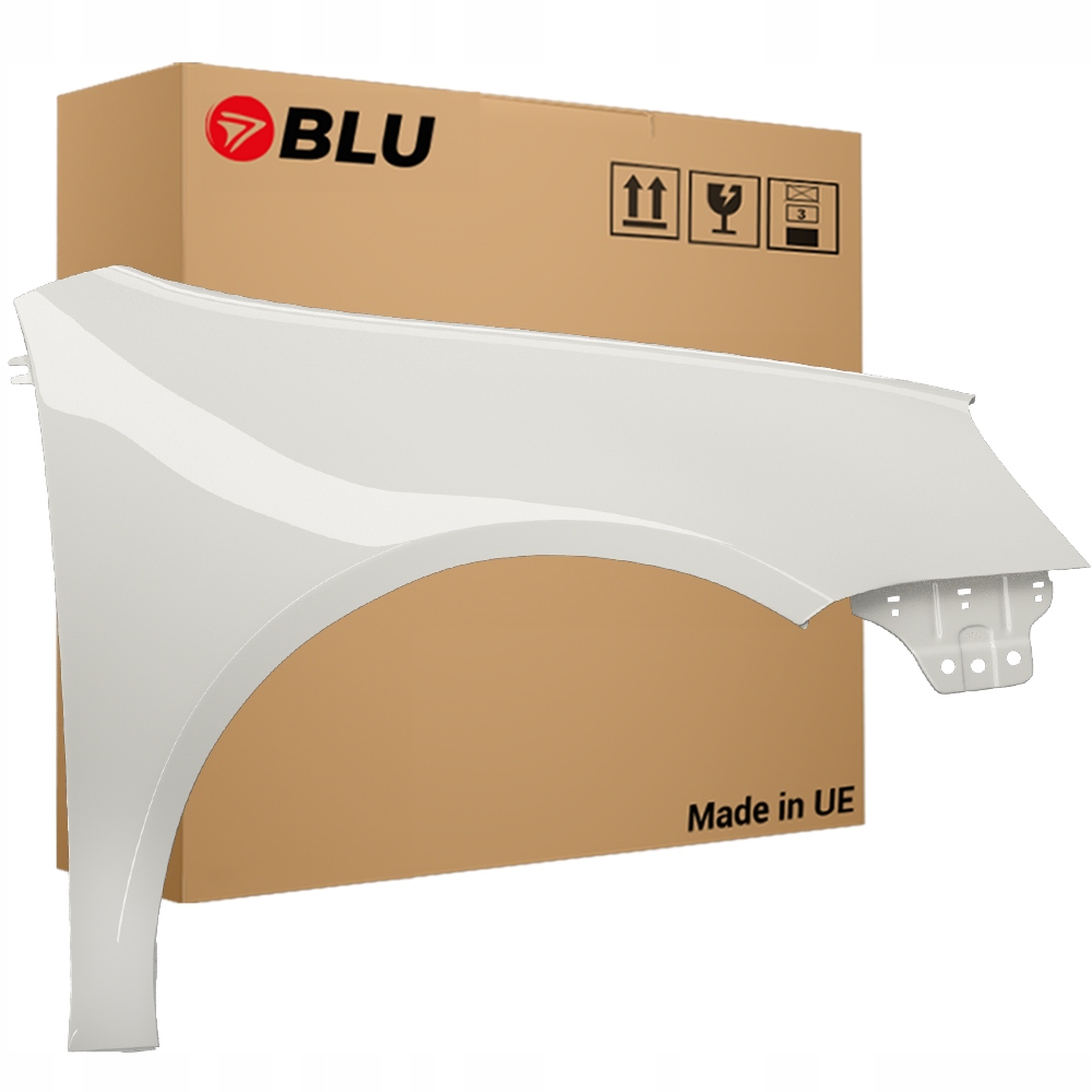 Blu Blatník Vw Golf V 5 LB9A pravý bílý 03-09 přední hatchback