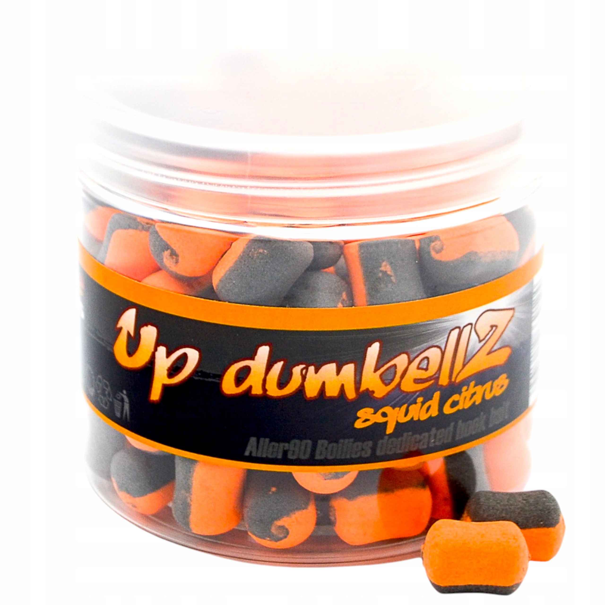 Przynęta kulki Massive Baits Aller Up DumbellZ Squid Citrus 14mm pływające