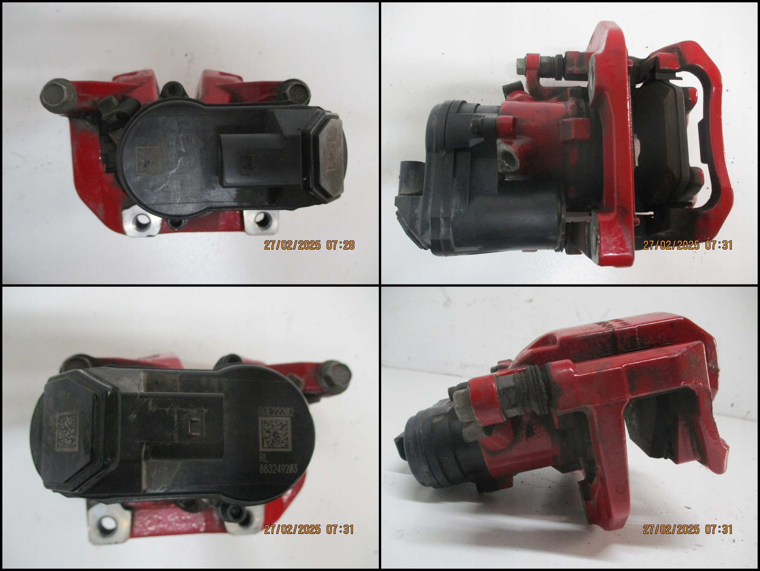 caliper calipers TOYOTA SUPRA 3,0I 23R rear part rear