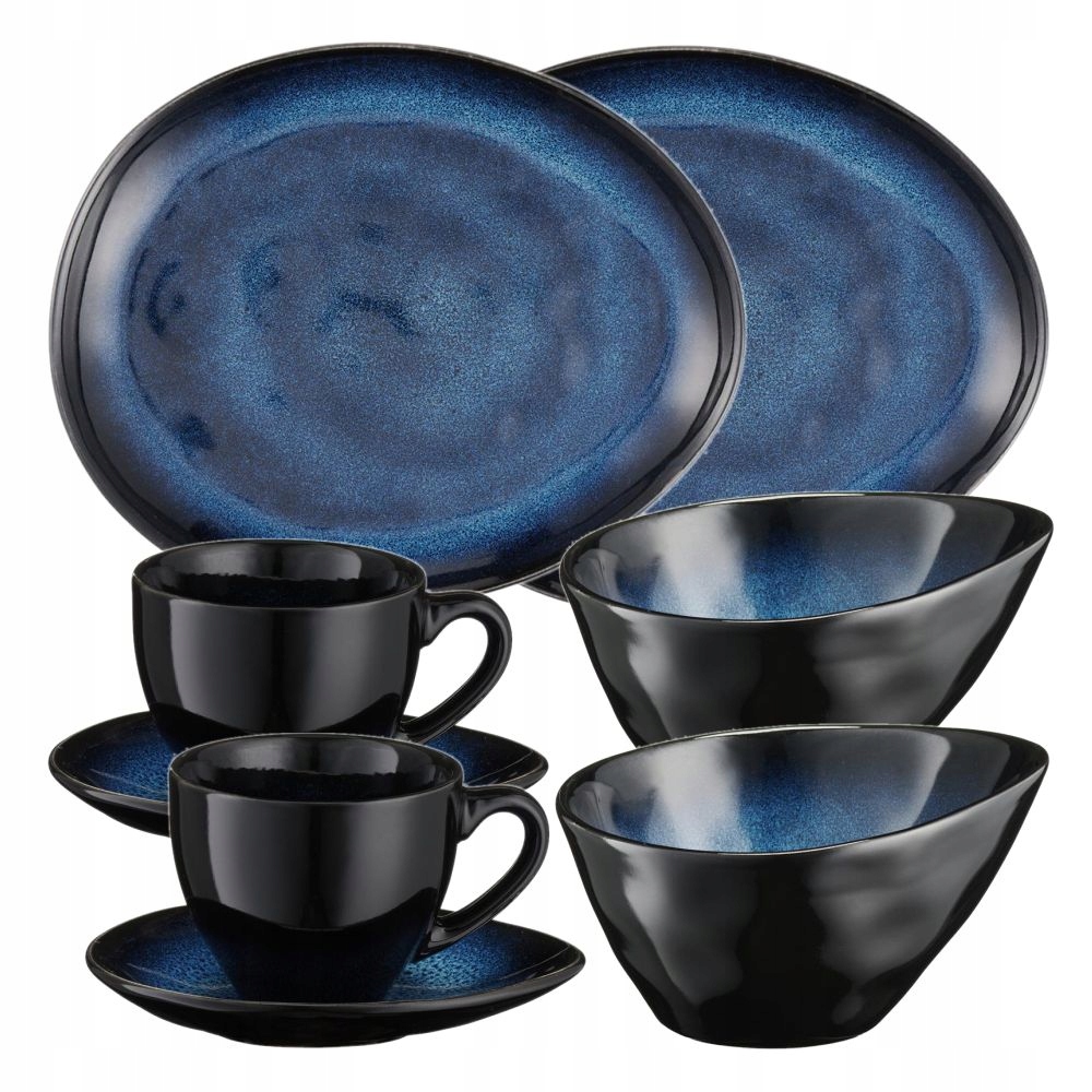 Villa Italia Sada raňajková pre 2 osoby kameninová Dark Night