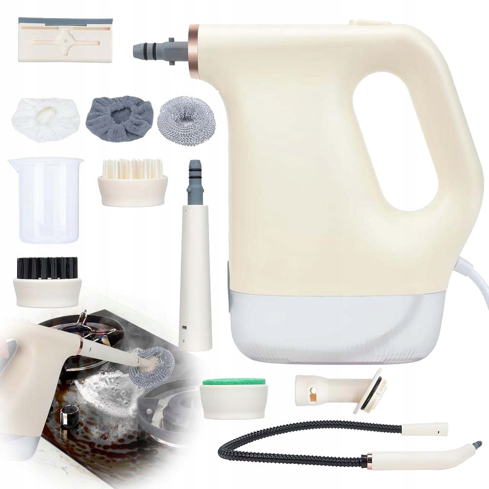 Myjka Parowa 12W1 1200W Ręczna Myjka Ciśnieniowa Zestaw 110°C 450ml