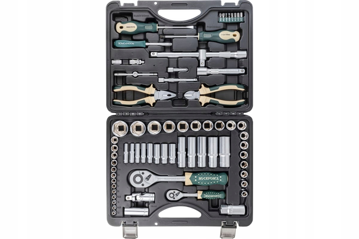 ROCKFORCE ZESTAW KLUCZY 69el. 1/2" 1/4" RF-4603-5 Kod producenta RF-4603-5