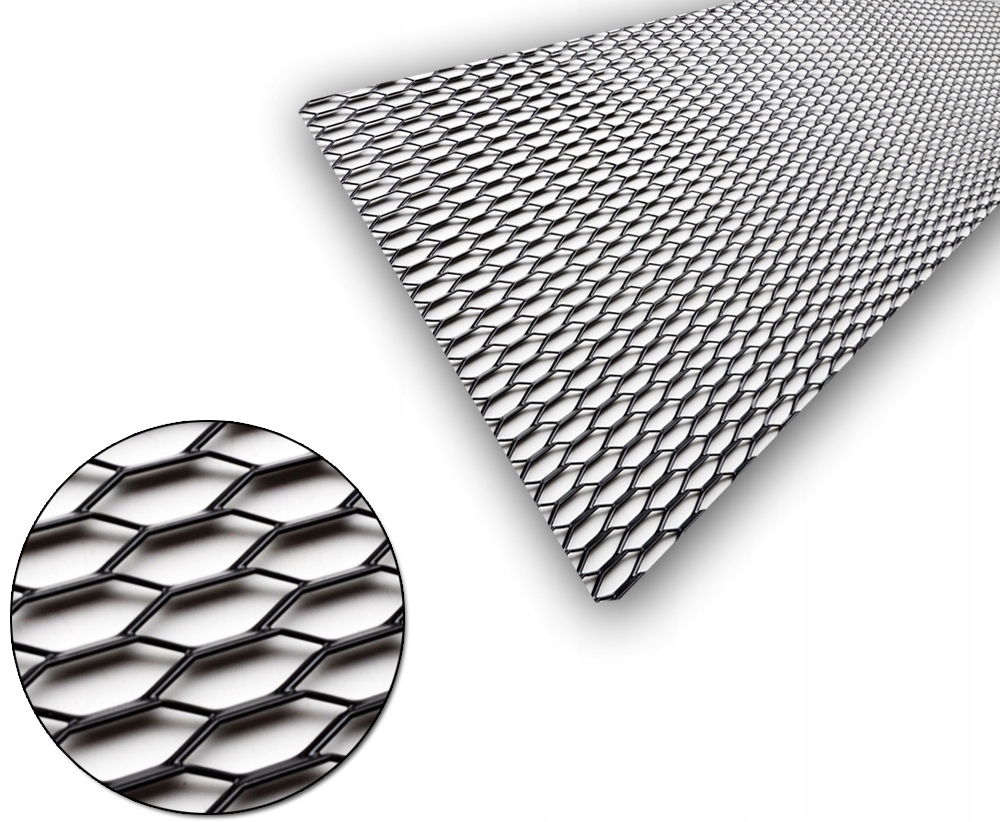 

Siatka tuningowa Czarna 30mm x 10mm 100cm x 30cm