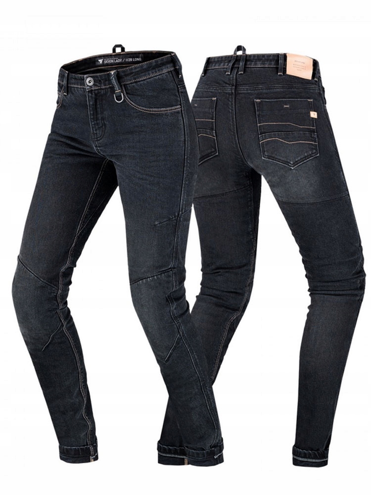 Jeansy motocyklowe damskie Shima Devon 26 Long Numer katalogowy producenta DEVON LADY BLK