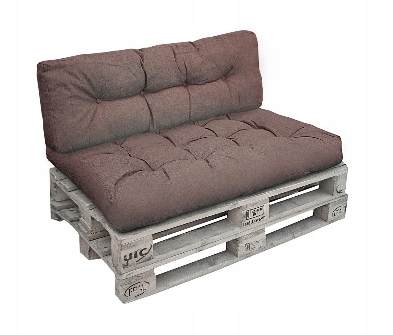 Sedák Opěradlo Polštáře Na Paletu Nábytek Bronz