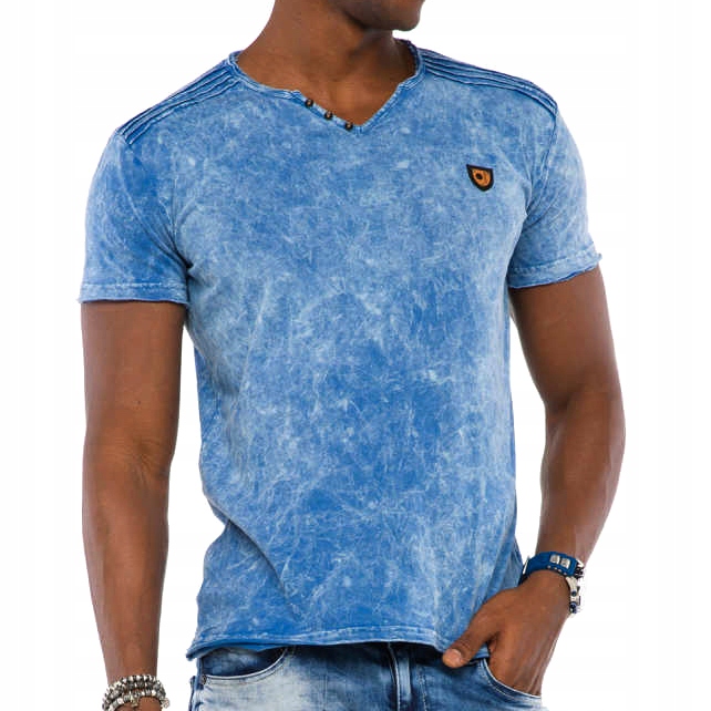 Tričko Cipo Baxx Pánské Tričko Mazany Elegance