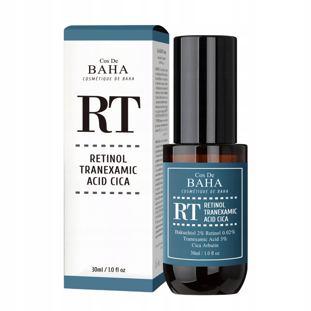 Cos De Baha Rt Retinol Tranexamic Acid Cica Serum, 30 ml