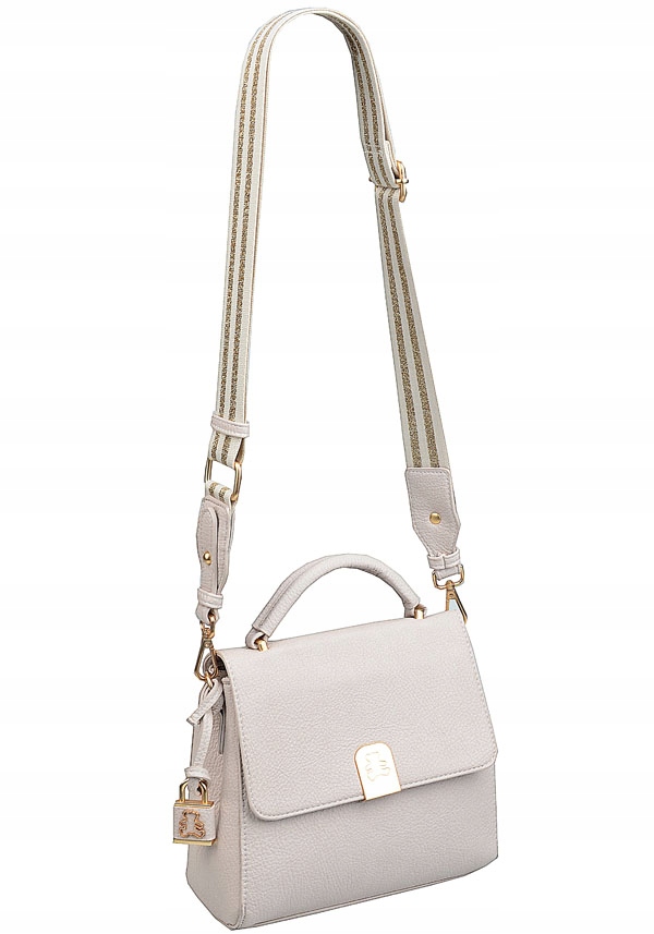 LuluCastagnette Torebka Damska KUFEREK DO RĘKI NA RAMIĘ z paskiem Wzór dominujący inny wzór