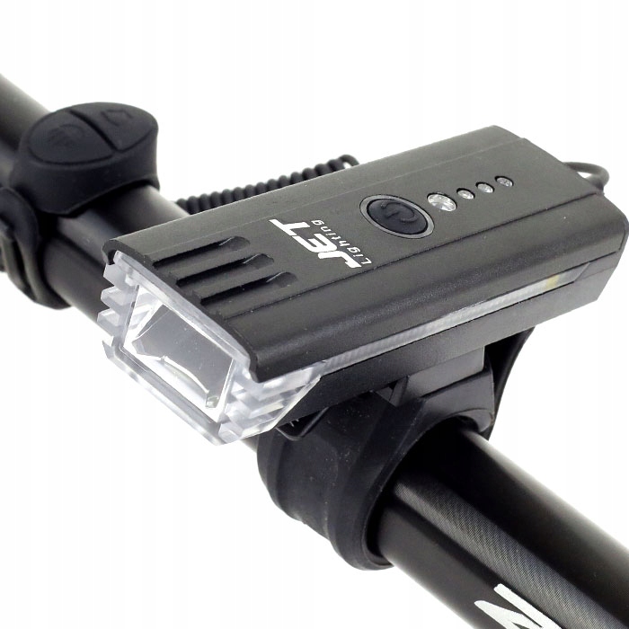 

Lampka rowerowa, przednia 400 lm z dzwonkiem