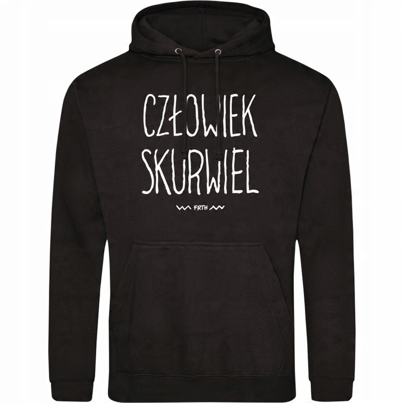 

Człowiek skurwiel bluza kapturem prezent