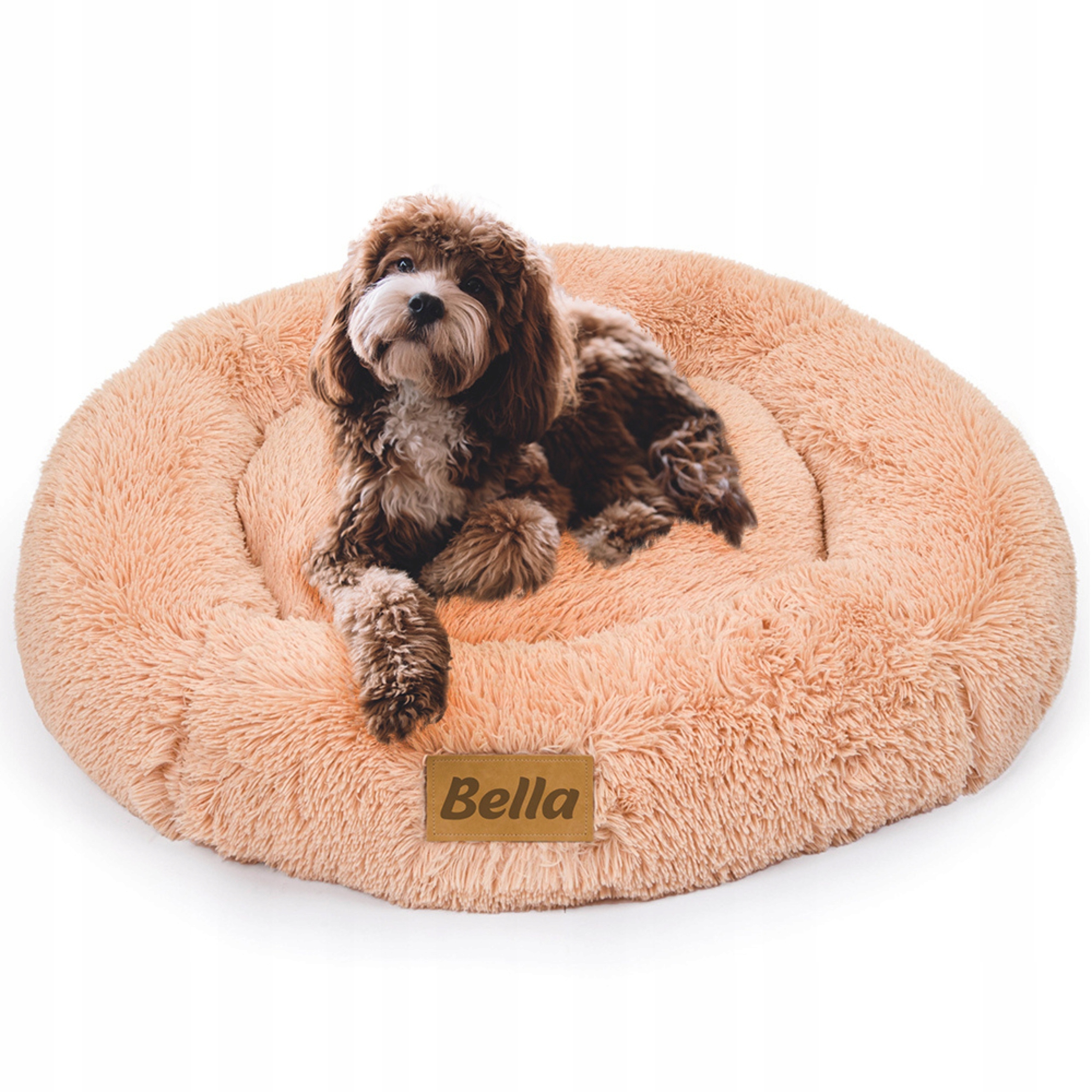 Levně Pelíšek pro psa Potah Pohovka XL chlupatá s gravírováním Bonus Dogeste