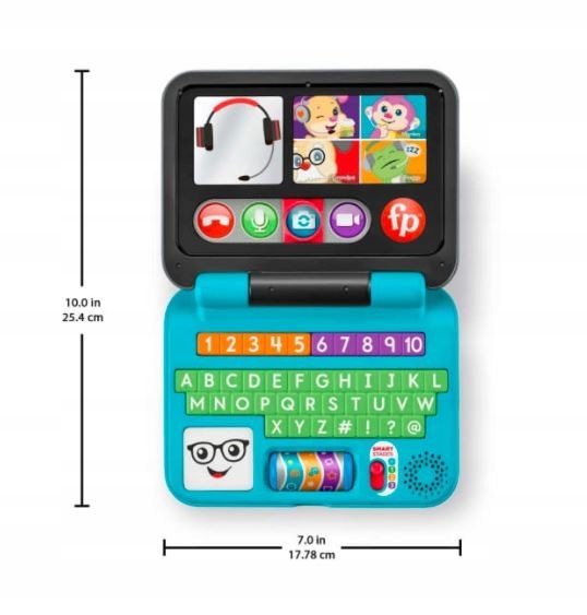 

HHX33 Edukacyjny laptop komp malucha Fischer Price
