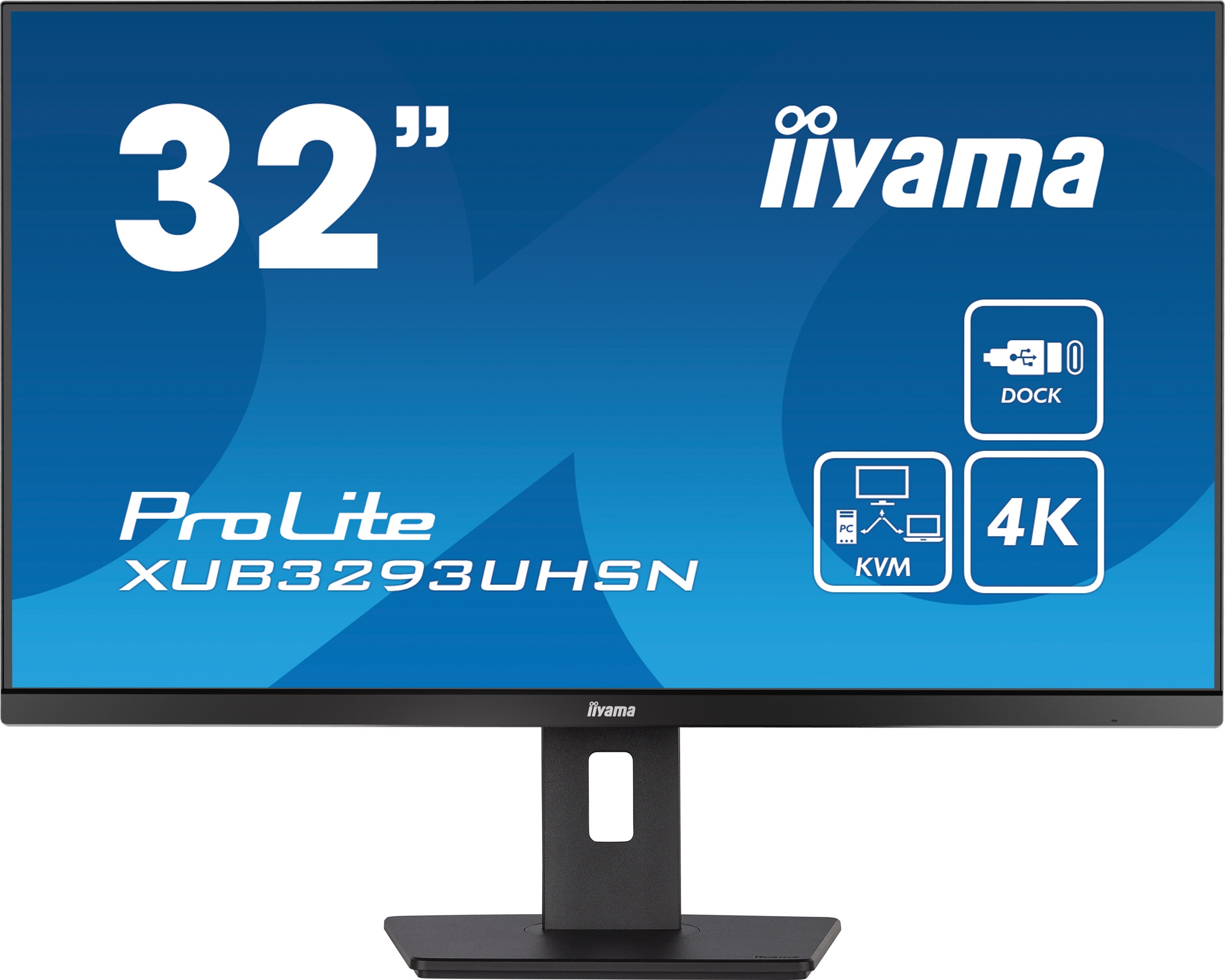 iiyama ProLite/ XUB3293UHSN-B5/ 31, 5"/ Ips/ 4K Uhd/ 60Hz/ 4ms/ Black/ 3R…
