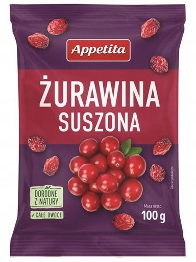 6x Appetita Sušené brusinky 100 g