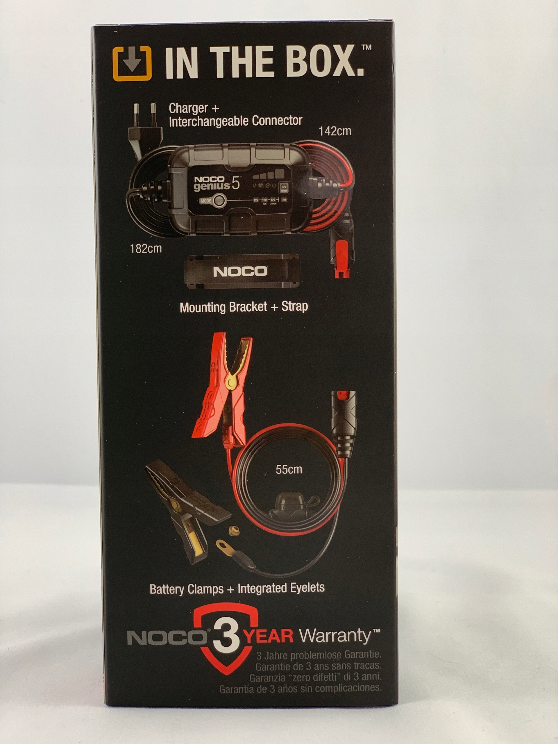 PROSTOWNIK ŁADOWARKA NOCO GENIUS 5 6V 12V 5A Waga produktu z opakowaniem jednostkowym 1 kg