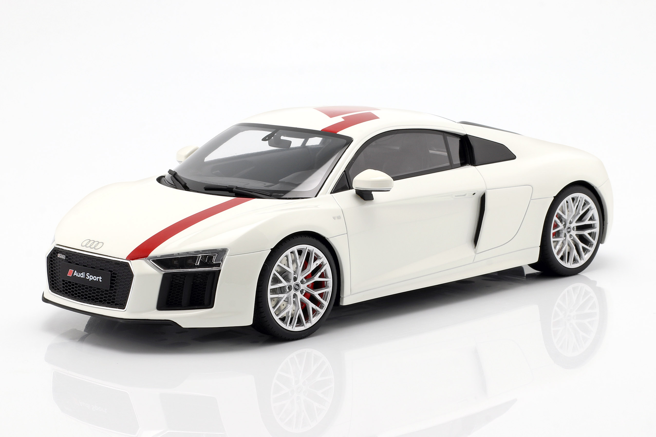 Audi R8 V10 Coupe Rws Tbc 2018 Ibis White Gt Spirit 1:18 1/18 GT247 Model