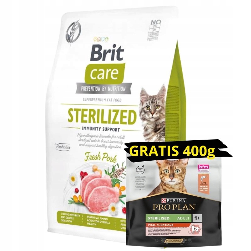 Levně Brit Care Cat Grain-Free Sterilized Immunity Support 7kg Brit