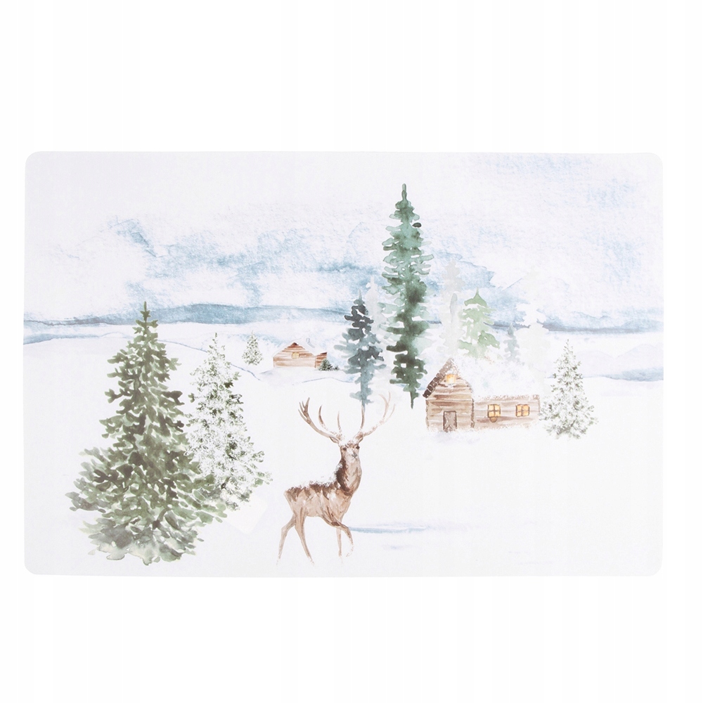 

Świąteczna Mata Na Stół podkładka White Christmas