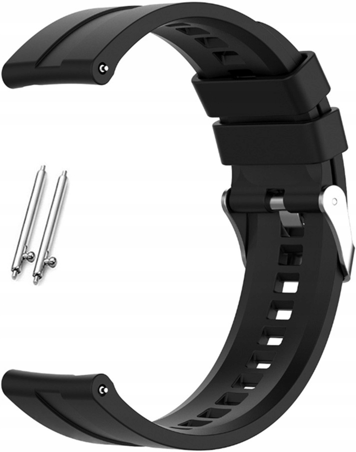 20mm PASEK do SAMSUNG GALAXY WATCH ACTIVE 2 40,44mm/3 41mm/4 5 6 45mm,46mm Kolor czarny