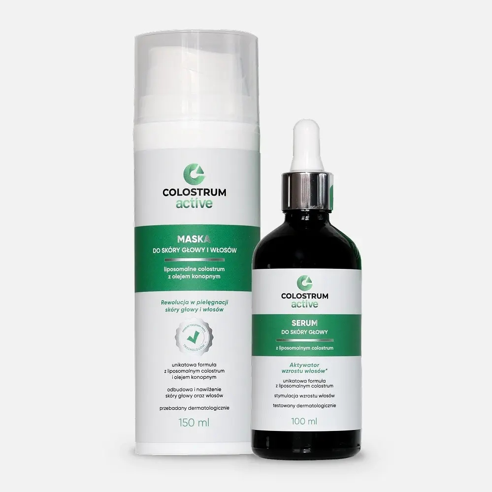 Trichovita maska a sérum s lipozomálním colostrum vlasová kúra 250 ml