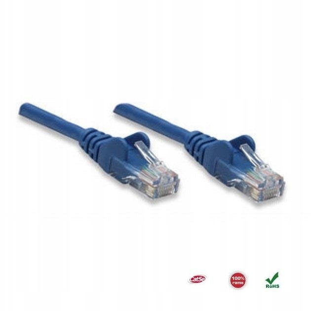 PatchCord 100% miedź Intellinet Cat.5e Utp, 15m, n