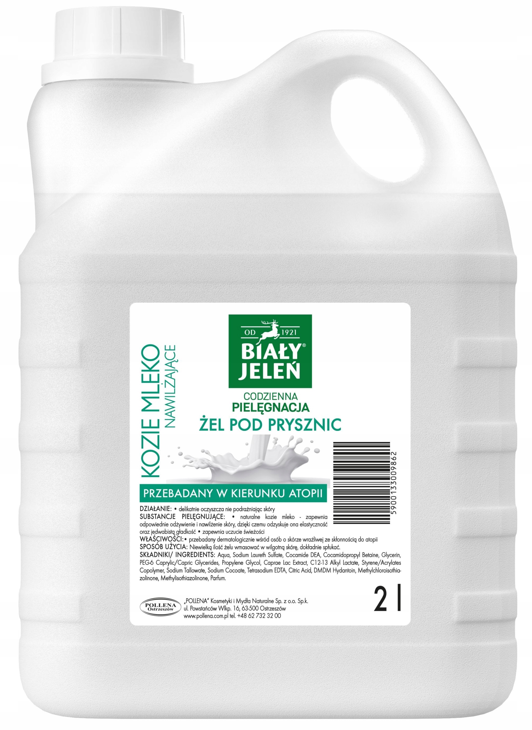 

Biały Jeleń żel pod prysznic Kozie Mleko 2l