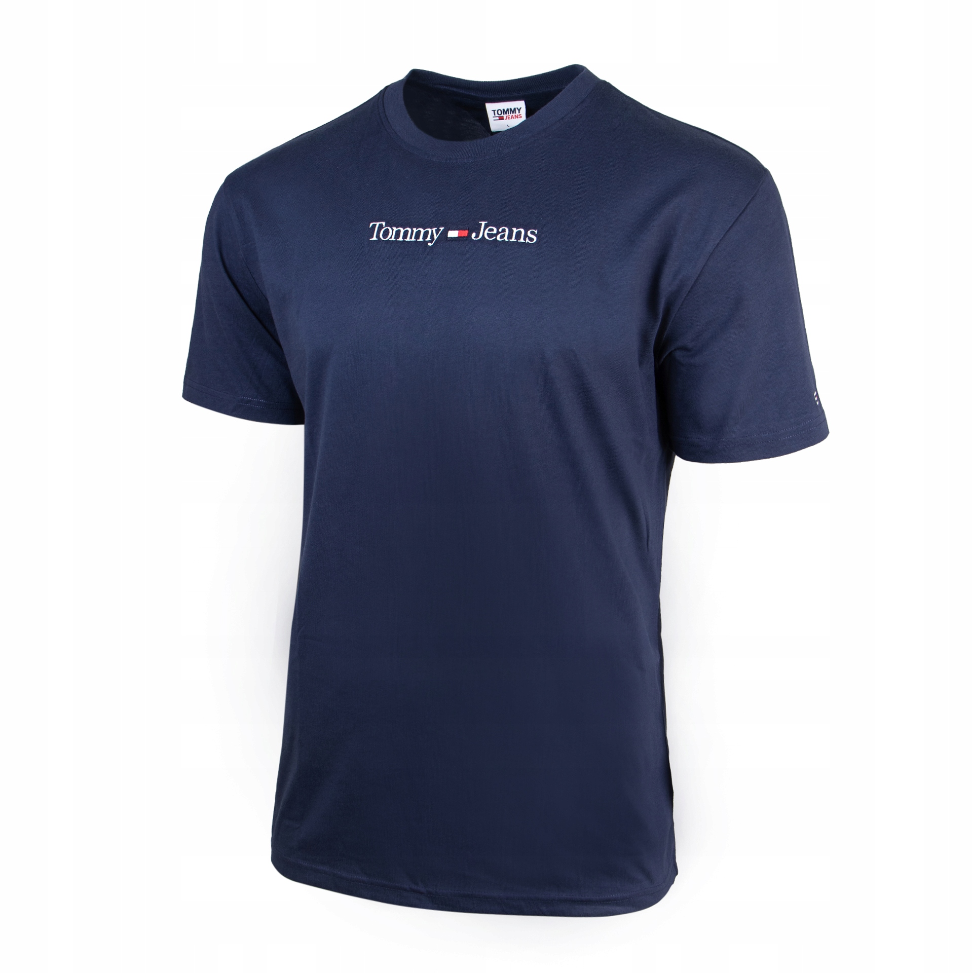 Pánské trička s krátkým rukávem Tommy Hilfiger L Tmavě Modrá