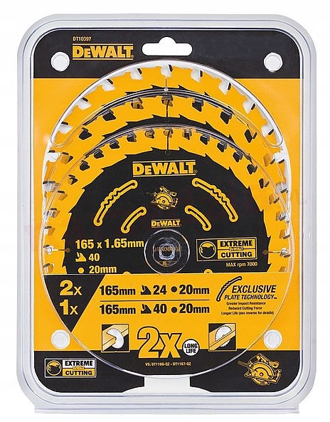 Pila kotoučová expl. 3ks DeWALT