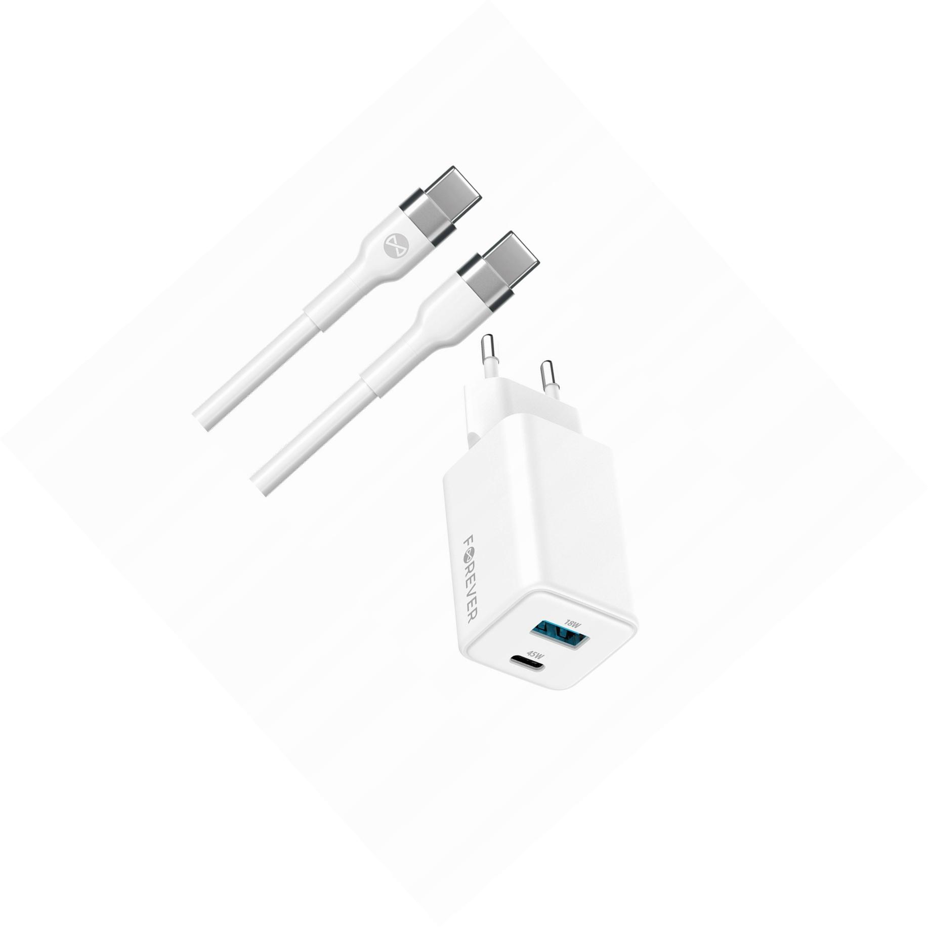 Szybka ładowarka GaN 45W Usb-c z kablem do Samsung Galaxy A03s