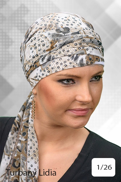 CHUSTA BASIA SZYFON Turbany LIDIA 1/26 Płeć kobieta