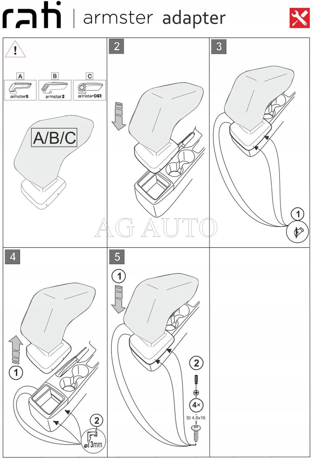Podłokietnik dedykowany do Mazda 2, 2015- , Armster 3 Typ samochodu Samochody osobowe
