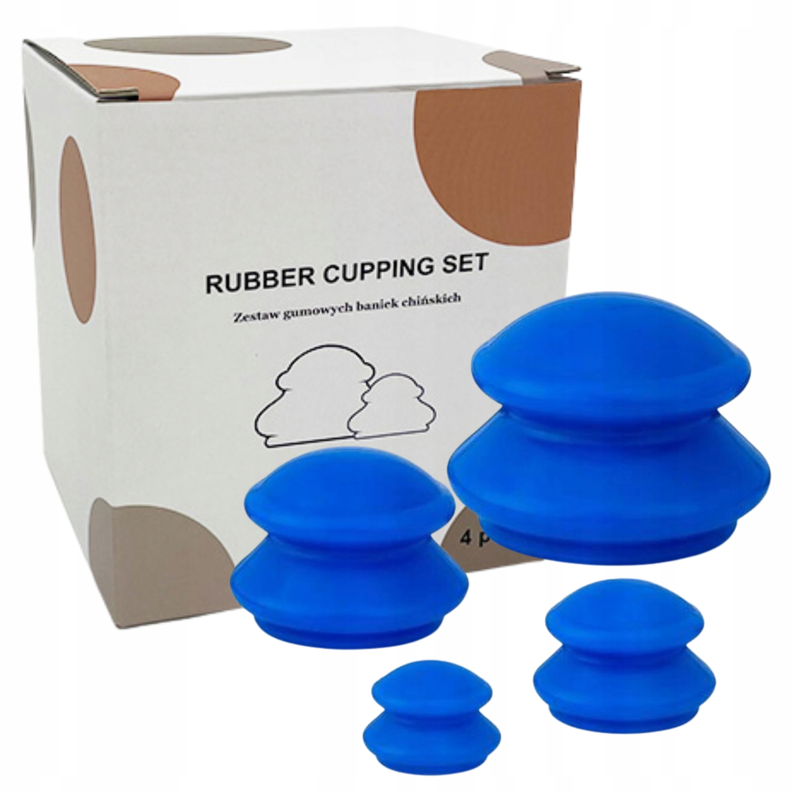 

Bańki Chińskie Masaż Twarzy Ciała Na Cellulit 4SZT