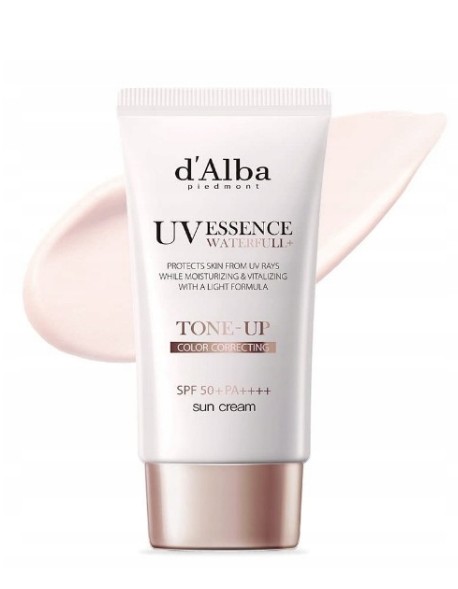 d'Alba Waterfull Tone-Up Sun Cream SPF50 Rozjasňující Uv krém Pink 50 ml
