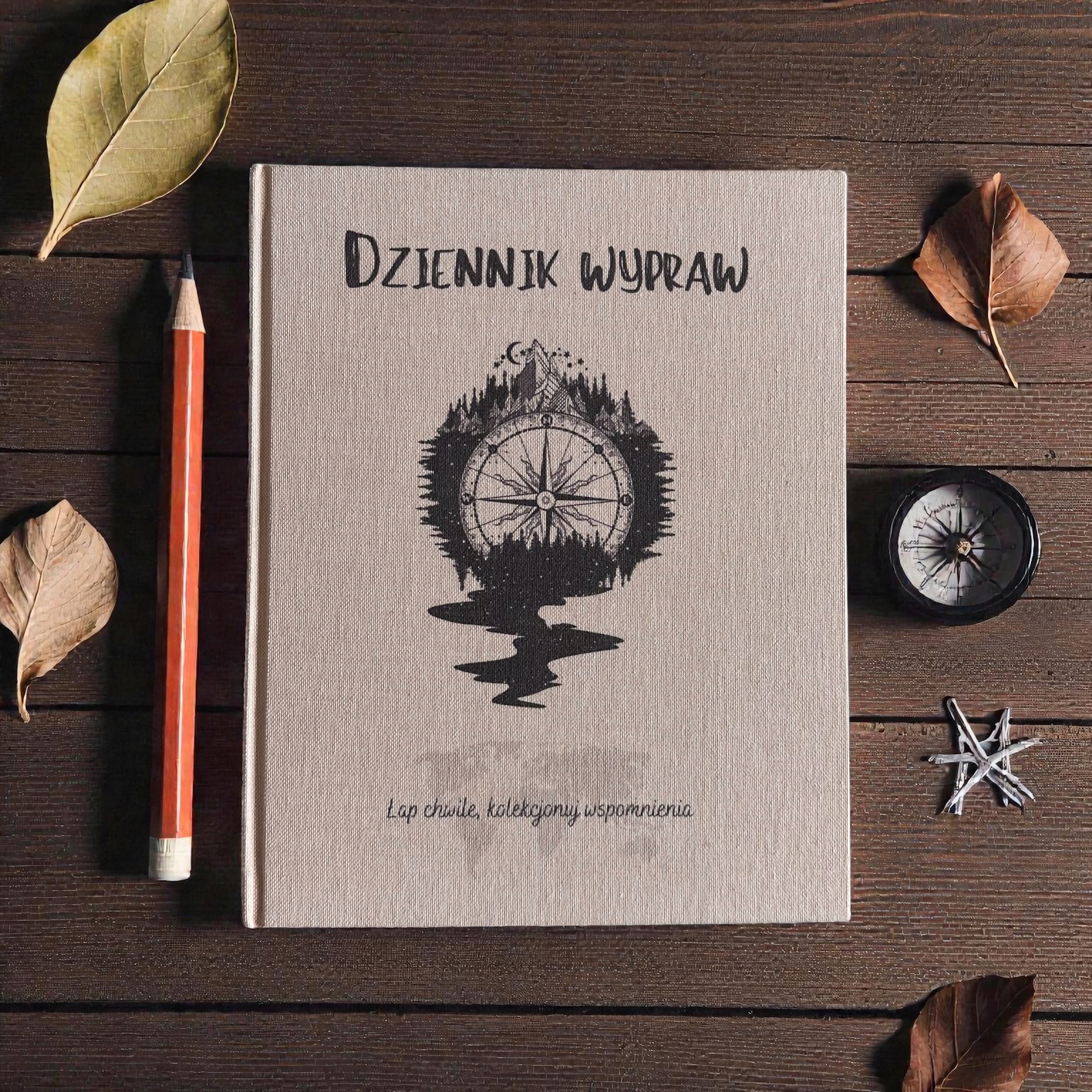 DZIENNIK WYPRAW - podróżniczy album na zdjęcia, prezent dla podróżnika