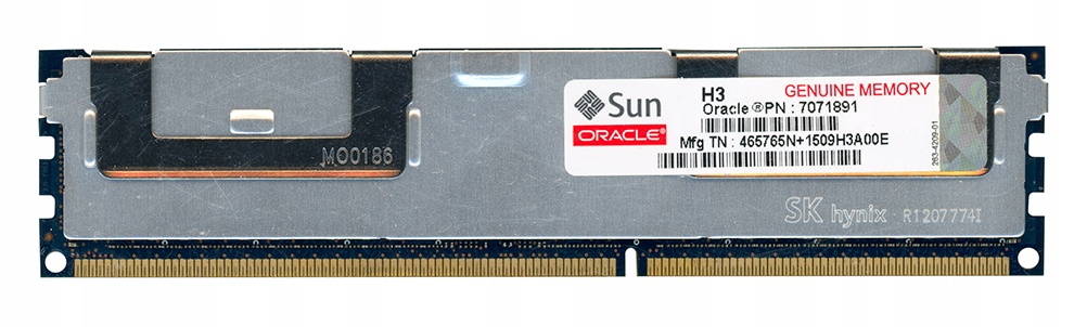 Sun 7071891 DDR3 32GB 1866MHz Lr Ecc HMT84GL7AMR4A-PBMC Paměťový modul DDR3 32GB 1866MHz Lr Ecc