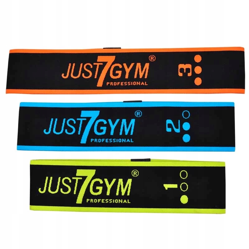 Gumy Mini Band Pro Just7Gym opór lekki