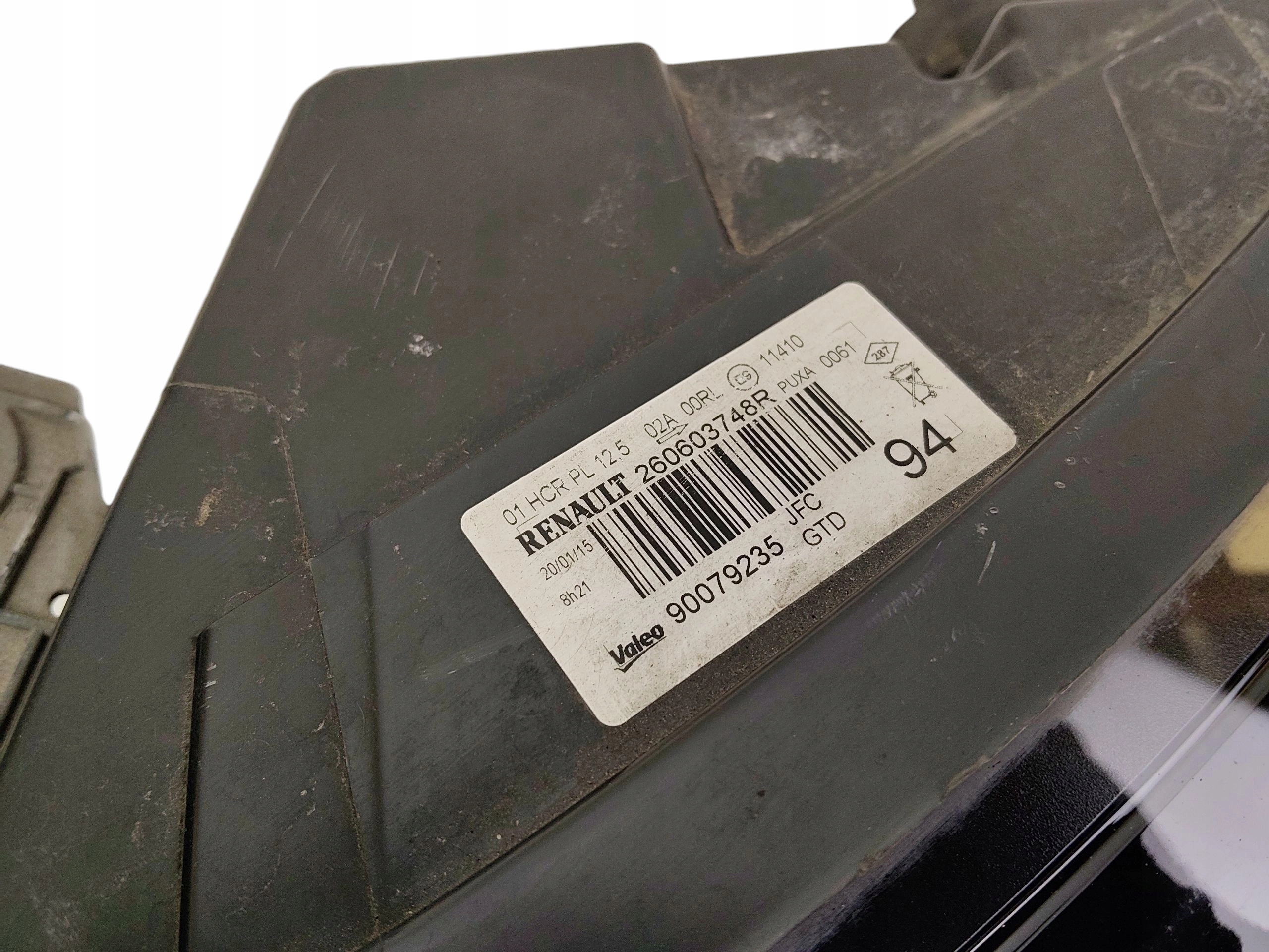 light REFLEKTOR left front RENAULT ESPACE V 5 (2014-2019) 260603748R EUROPA