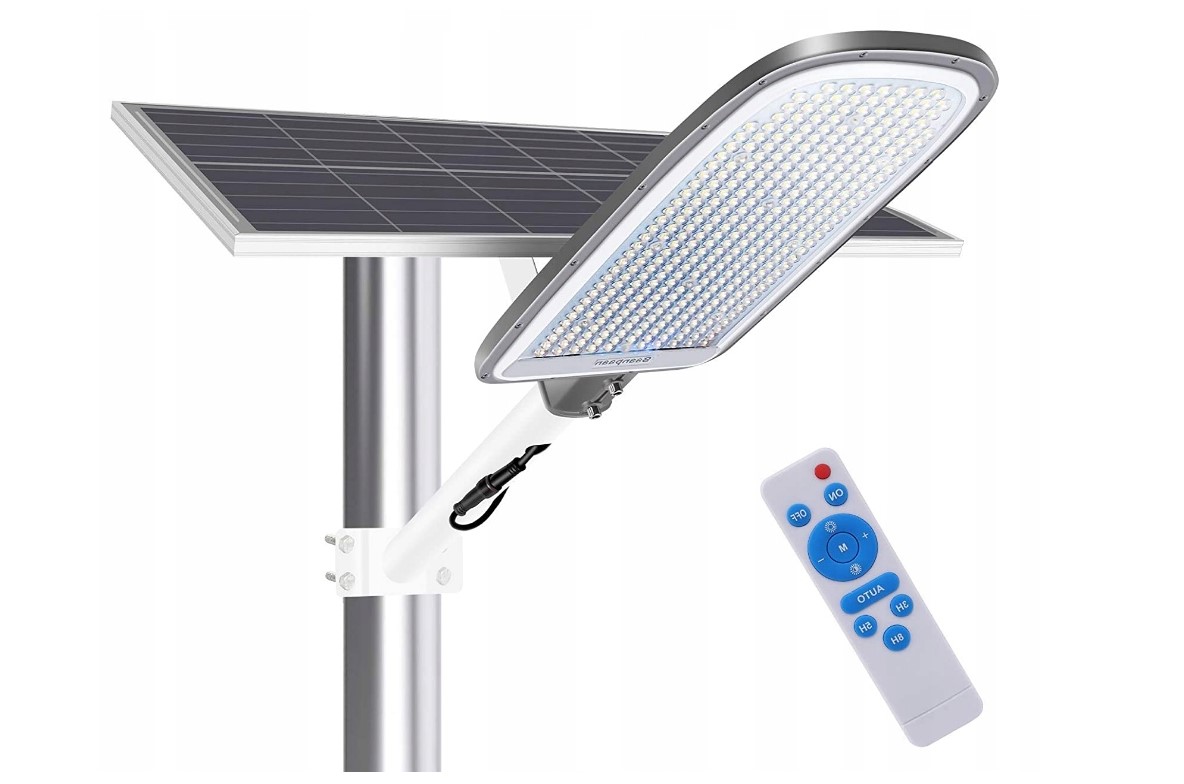 Lampa uliczna 600W 6000lm zasilanie solar premium