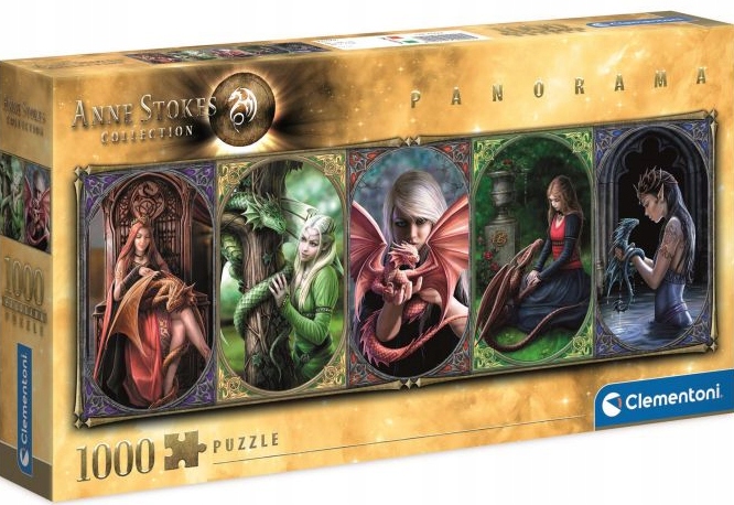 Puzzle 1000el. Smoki Panorama Anne Stokes 39598