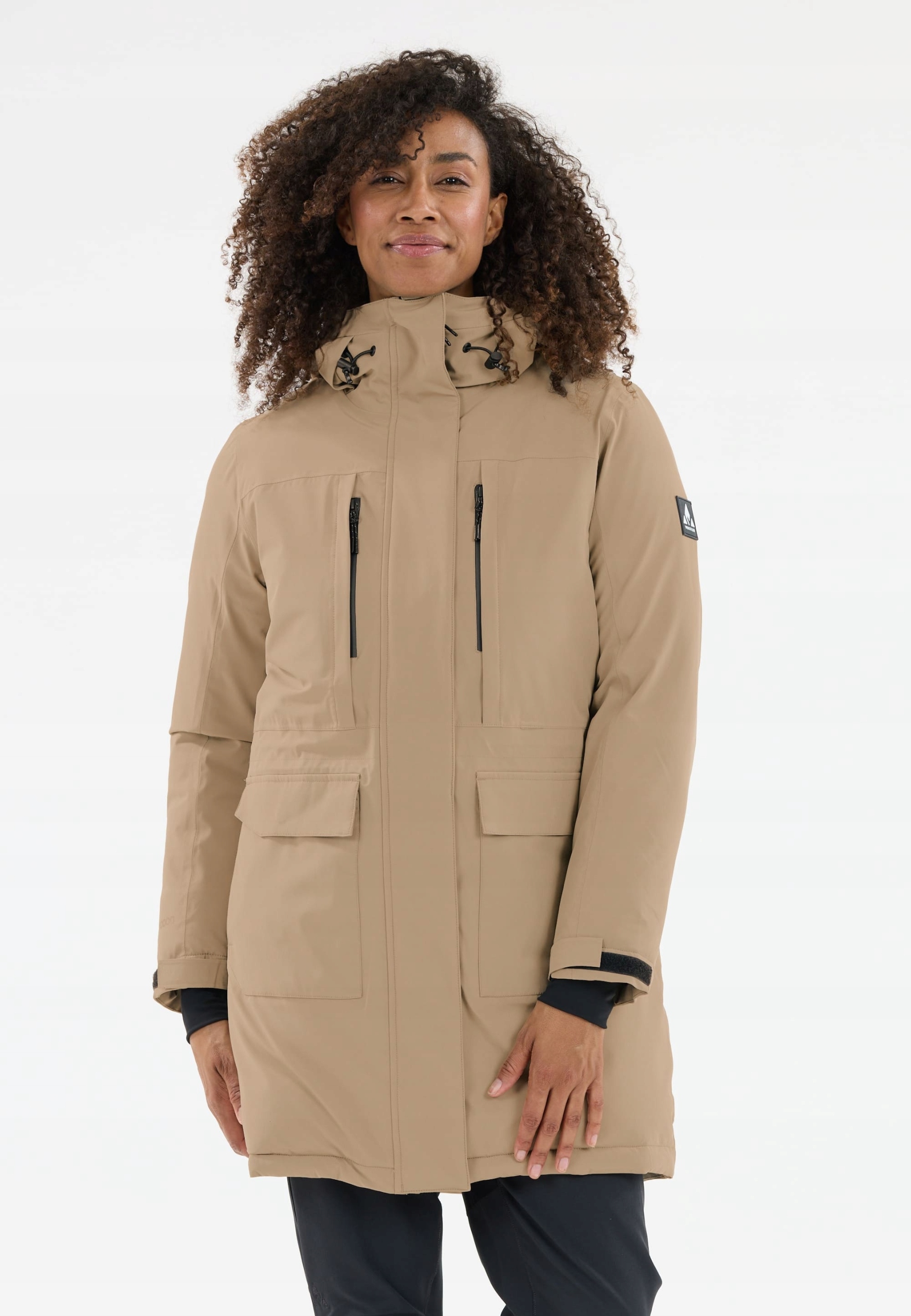 Dámská zimní parka s tepelnou membránou Whistler Bluff W-pro 10000 Béžová 40