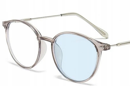 Okulary Fotochrom przeciwsłoneczne szaro srebrne korekcyjne do dali -1