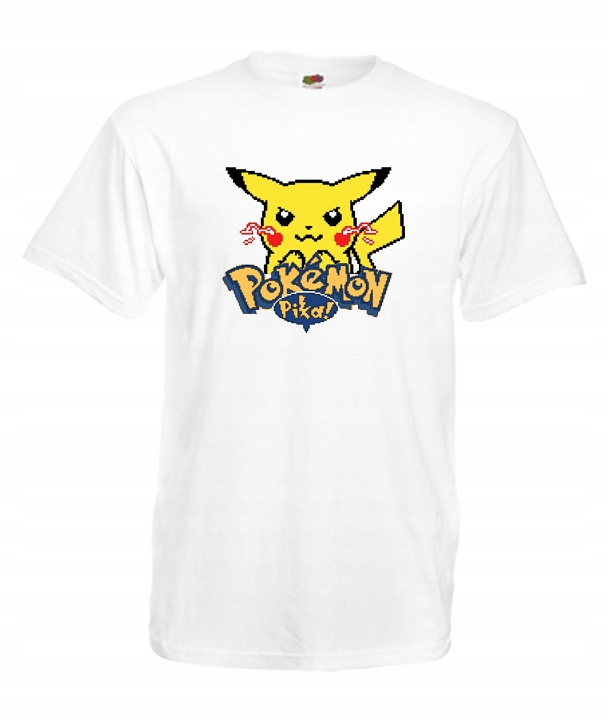

XXXL Koszulka Męska Pokemon Go Pikachu Pokeball