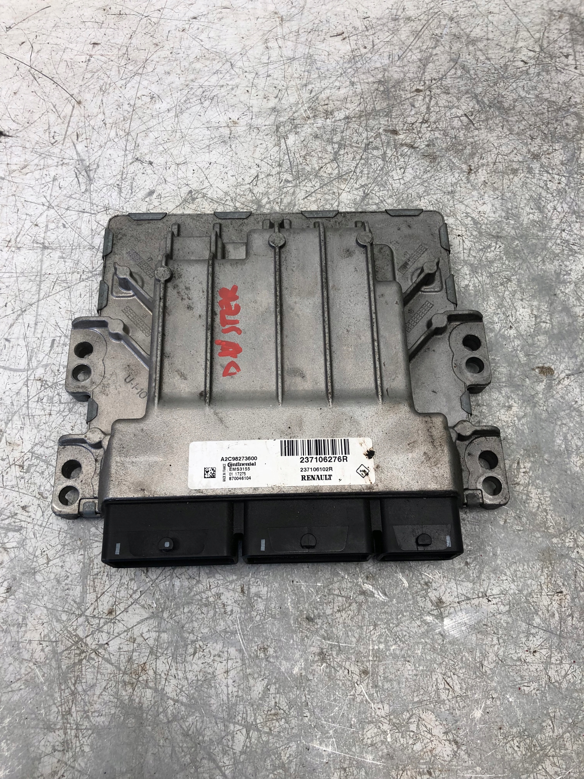 computer Motore DACIA DUSTER e LIFT 237106276R